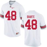 NCAA Ohio State Buckeyes Men's #48 Tate Duarte White Nike Football College Jersey DLP1845HI